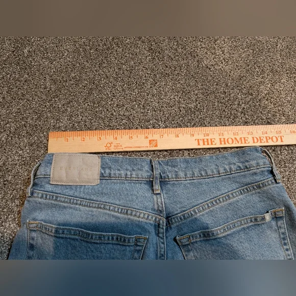 Everlane Original Cheeky Jeans, Light Wash, Women's 28 - Picture 5 of 7